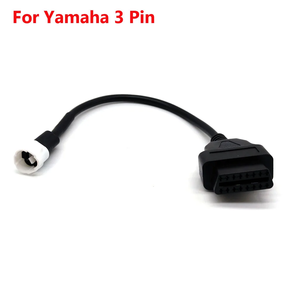 OBD мотоциклетный кабель для Yamaha 3 Pin/4 Pin Штекерный диагностический 3Pin/4Pin к OBD2