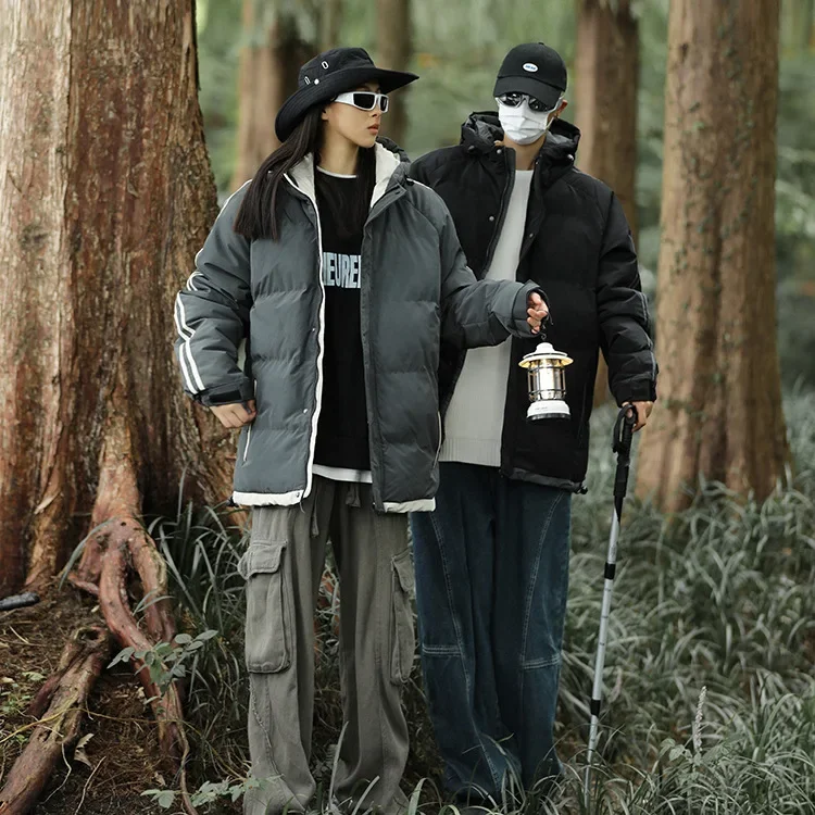 Мужское пуховое стеганое пальто зима 2023 новый стиль молодежная корейская модная