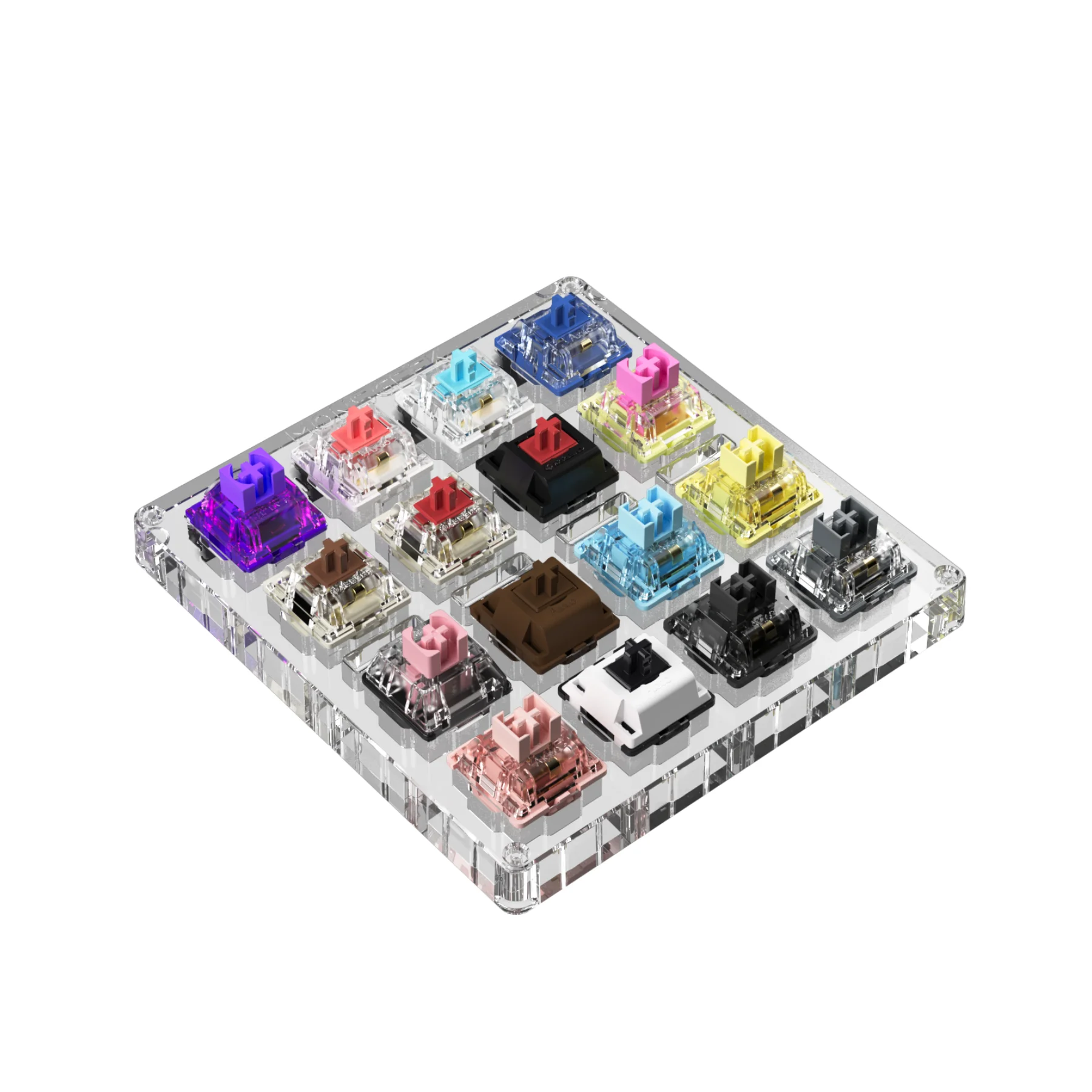 Akko x MonsGeek акриловый 16-кнопочный тестер переключателя