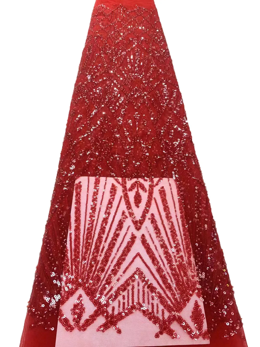 

Новинка 2023, вышитая блестками кружевная вышивка из бисера, модное яркое вечернее платье/5 ярдов