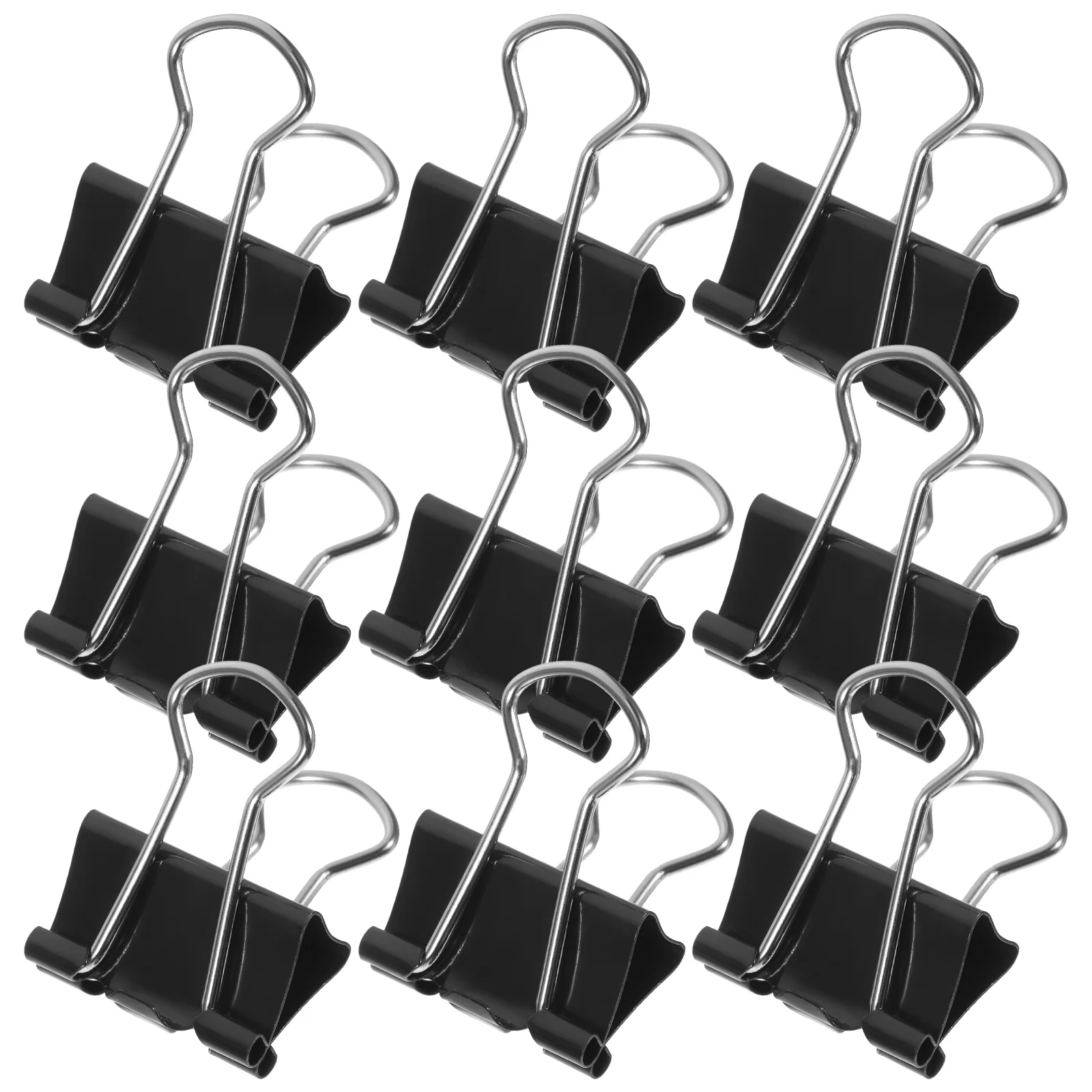 

24 Pcs Binder Clip Office Paper Ticket Holder Document Fixing Clips Tiny Iron Small