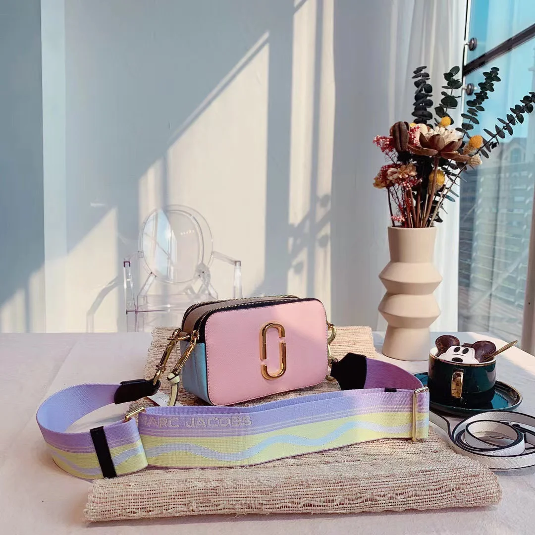 

2022 new messenger Mark camera bag color matching women's bag messenger bag