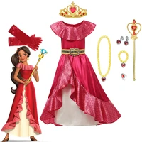 disney dresses for girls elena princess children princess dress girl cosplay birthday summer costume carnival party kids clothes