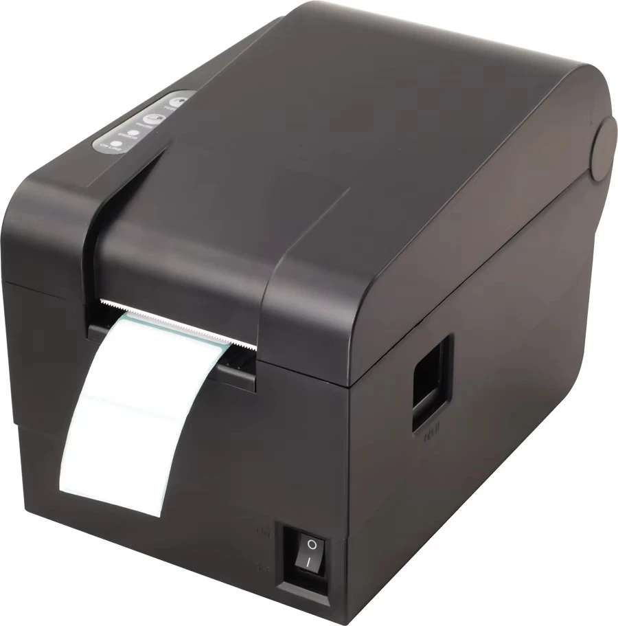Фото Принтер этикеток и чеков Xprinter XP-235B с двойным режимом печати, термопринтер для POS-систем, 58 мм, для штрихкодов и наклеек №4