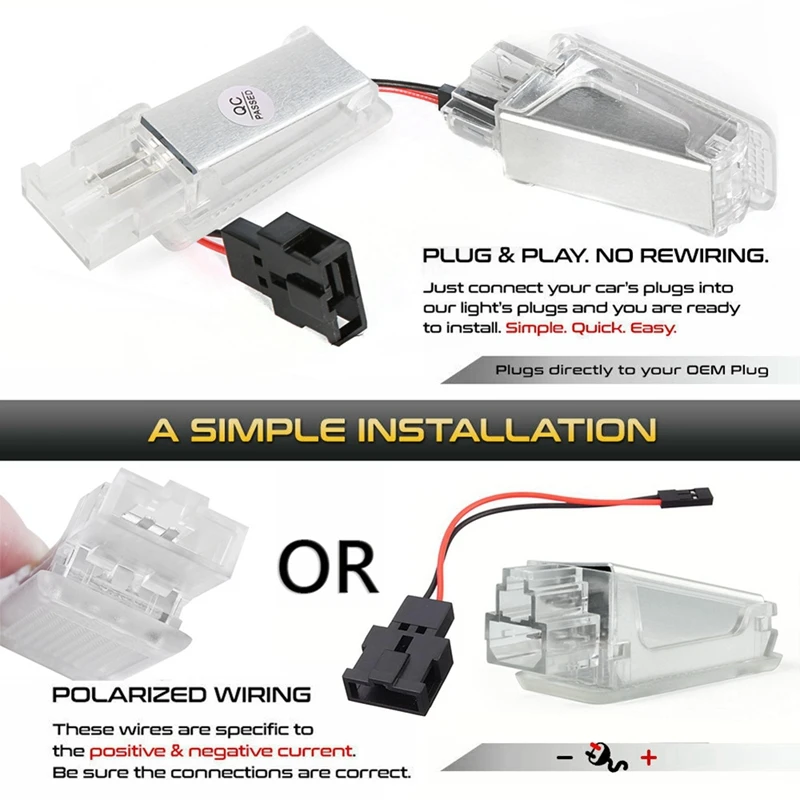 Автомобильный светильник Footwell для багажника-A4 A6 C6 C7 R8 TT Q5 Q3 Q7 A8 S3 RS6 4B0947415 4B0947415A