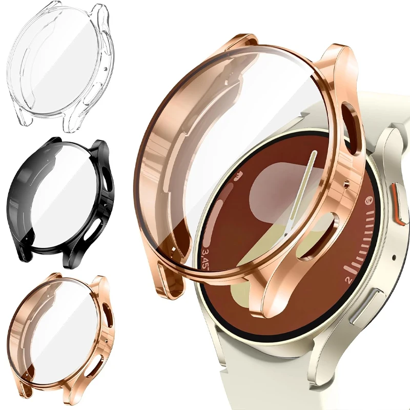 Чехол для Samsung Galaxy watch FE 7 44 мм 40 защитная пленка экрана универсальный бампер из