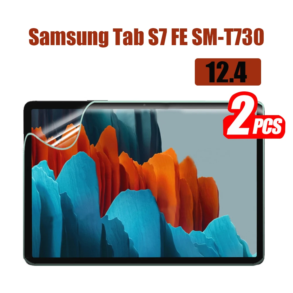 Защитная пленка для сенсорного экрана Samsung Galaxy Tab S7 FE 12 4 2021 ПЭТ матовая с защитой