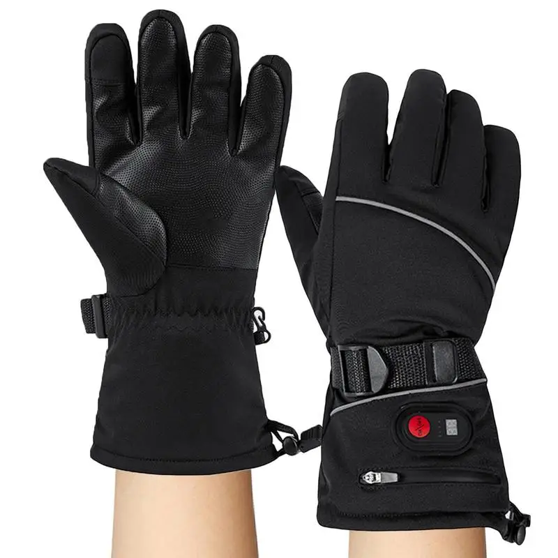 

Heating Gloves Heated Winter Thermal Gloves Touchscreen Thermal Gloves Waterproof Heated Winter Gloves For Skiing Skating Snow