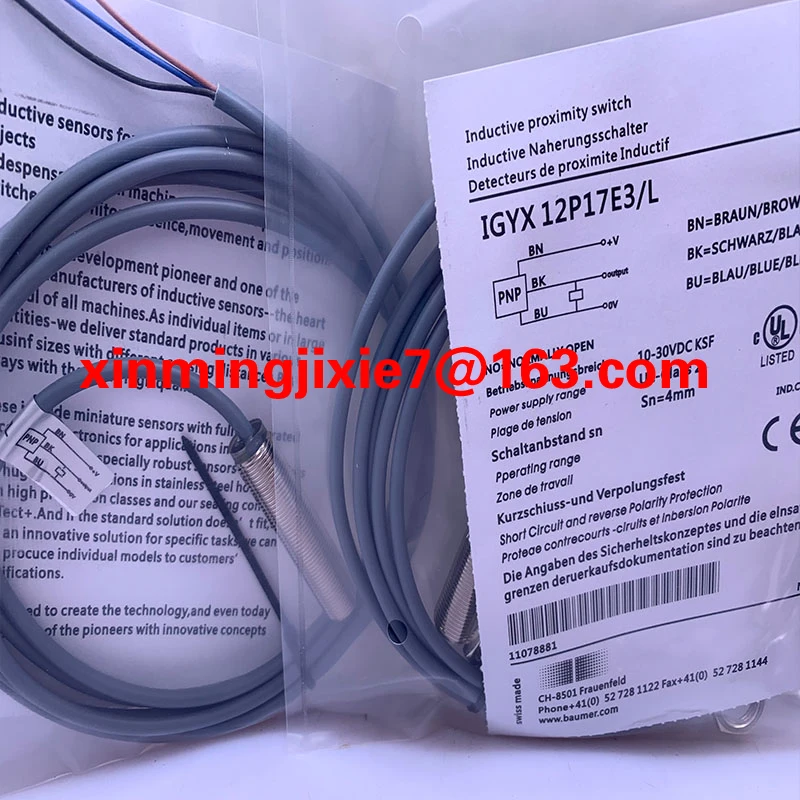 Фото Новый датчик приближения IGYX 18P17B3/S14L IGYX 18P17B3/L IGYX 18N17B3/L IGYX 12P17B3/S14L IGYX 12N17B3/S14L, оригинальный №4