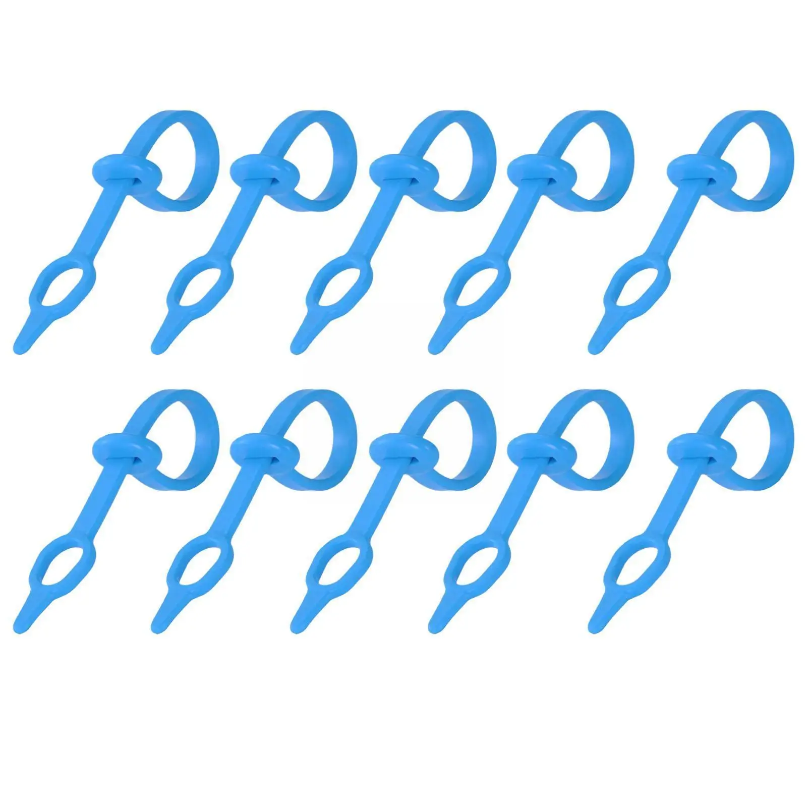 

10 Non-slip Fixed Buckle Anti-blow Drying Clothes Rack Lengthened Clothes Silicone Balcony Drying Clothes Hook Windproof Dr C6J4