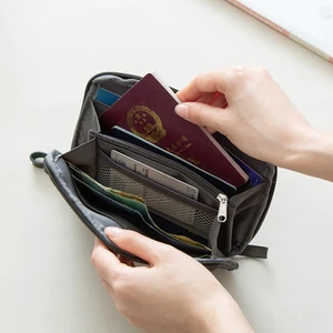 Женский чехол для бумажника, держатель для карт, кошелек, органайзер, зажим, Дорожный Чехол, аксессуары