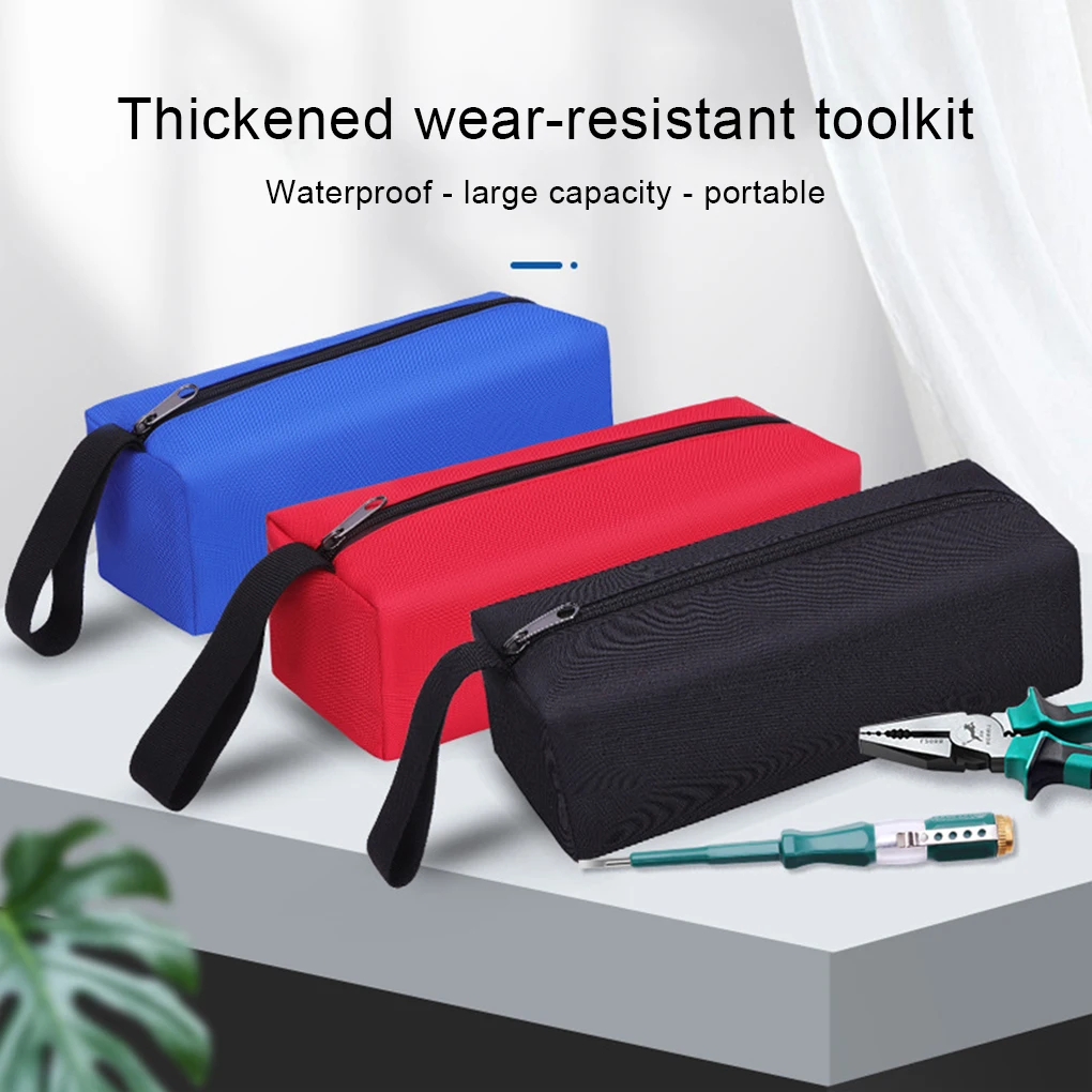 

Tool Bag Small Screws Waterproof Instrument Zipper Closure Home Improvement Toolbox Hardware Organizer Electrician