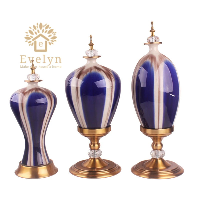 

Big beautiful home handmade handicraft glazed ceramic decorative flower art craft vase