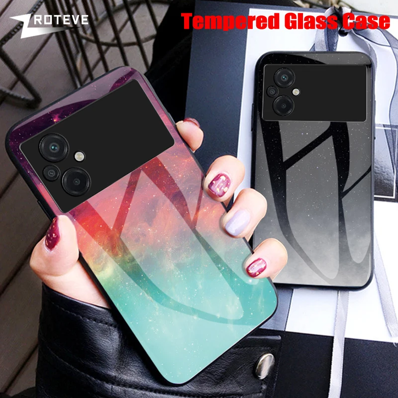 

Чехол для телефона, из закаленного стекла для Xiaomi POCO M5 s M5s Xiomi Pocophone M3 M4 Pro PocoM4 PocoM5s