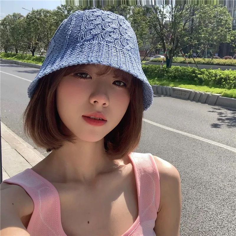 

Дизайнерская дышащая соломенная шляпа рыбака с отверстиями, женская летняя Панама с оттенком для подходящего лица, маленькая шляпа от солнца для женщин