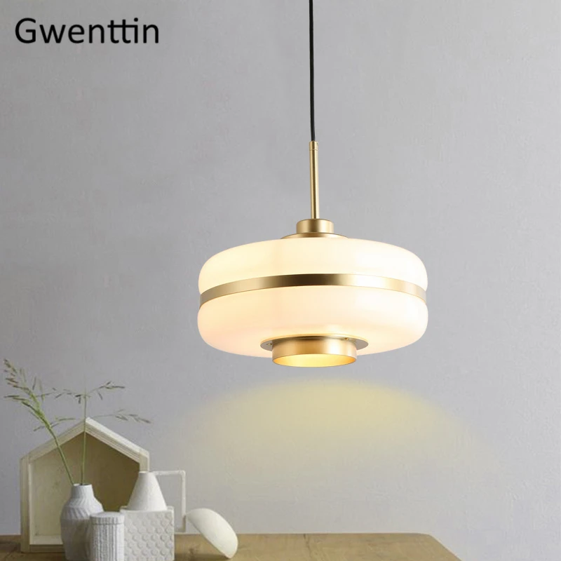 

Креативный стеклянный подвесной светильник в скандинавском стиле для домашнего декора светильник, люстра для столовой, спальни, Подвесная лампа, мебель