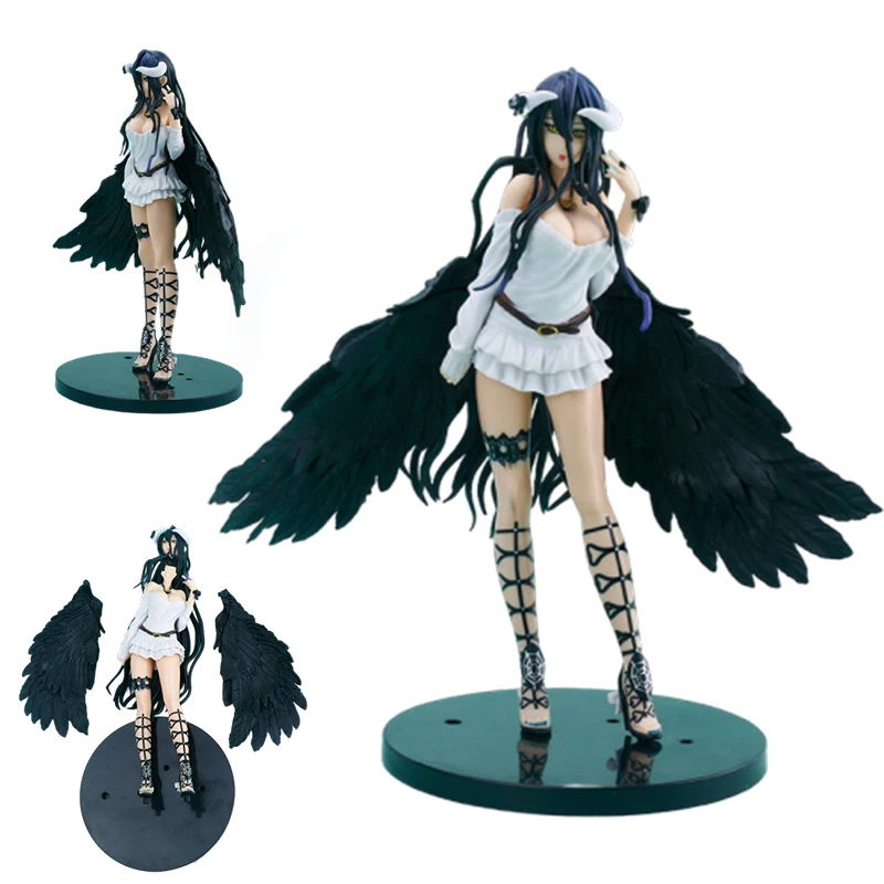 

21Cm Kawaii Anime Overlord Albedo Living Room Bedroom Pvc Table Top Ornament Kids Toys Fashion Birthday Christmas Present