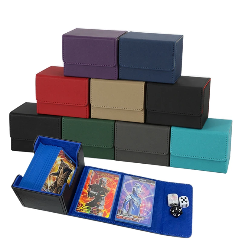 

Side storage Box Durable Sturdy Trading Card Deck Box for Commander MTG Card Carrying Organiser