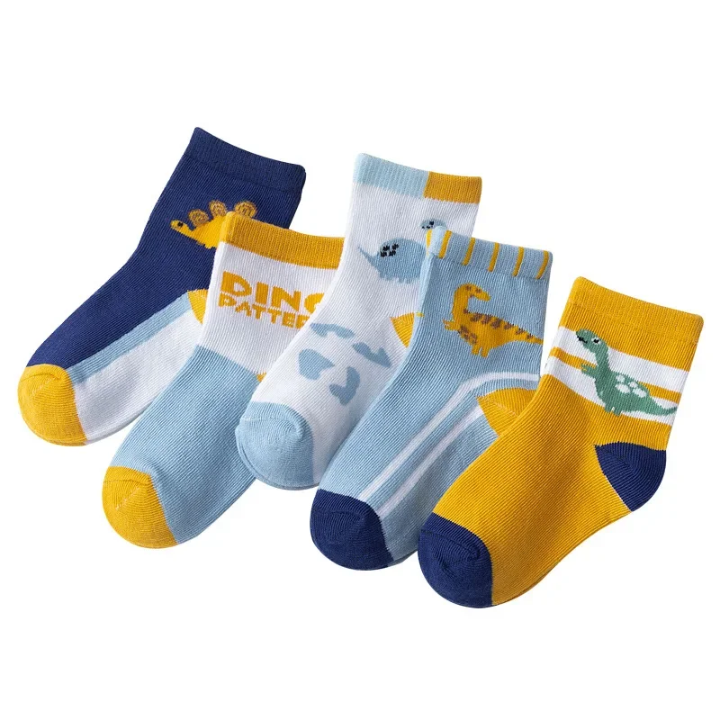 Носки детские мягкие х/б на возраст 0-10 лет 5 пар