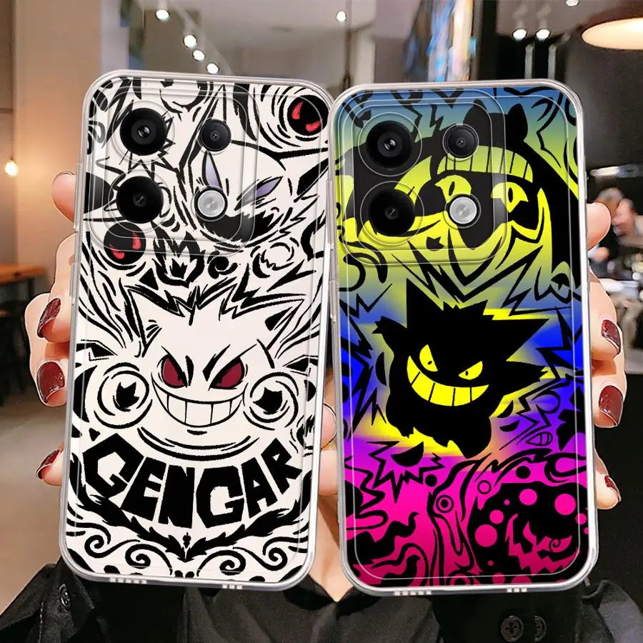 Чехол для телефона Pokemon G-Gengar Redmi Note 9 Pro 9S 10 12 13 4G 5G 10S 10Pro 10Lite 11 11S 11Pro 12Pro 13Pro 4G5G 13Pro+