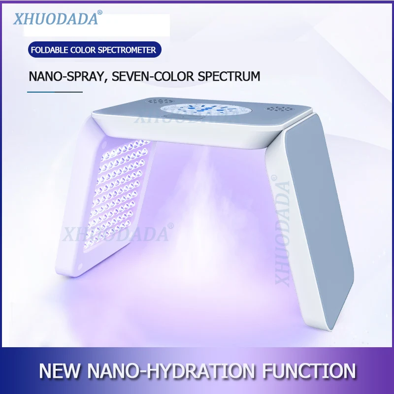 

Best Selling Mini Spa Facial Mask PDT Hot Cold Spray Photon Mask Moisturizing LED Mask Skin Rejuvenation Beauty Device PDT Tool