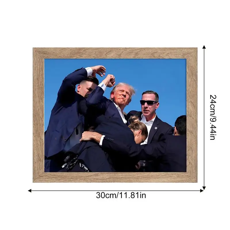 Поддержка Председателя фото в рамке попытка убийства никогда не сдавайтесь