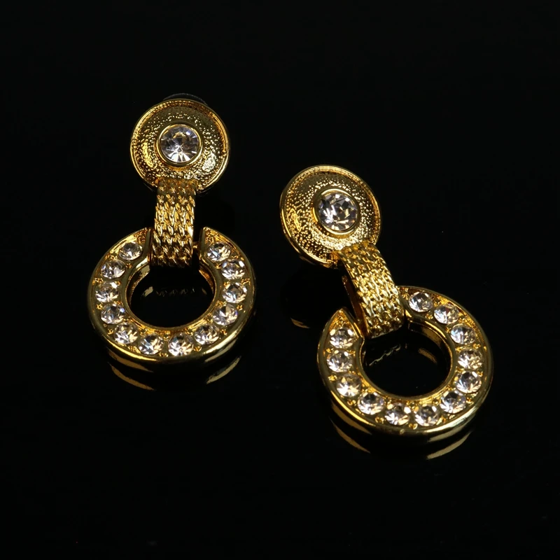 

Punk Styles Crystal Geometry Earring Stud Statement Jewelry For Women