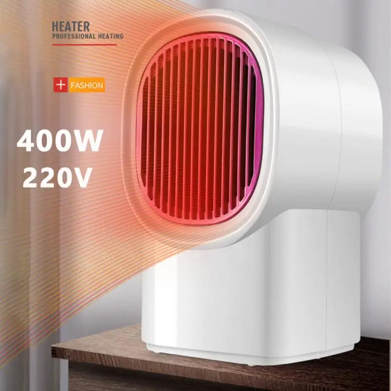 

Desktop Electric Heater Dormitory Office Tabletop Hand Warmer Room Heating Stove 400W/220V EU Plug Mini Fan Heater Home Applianc