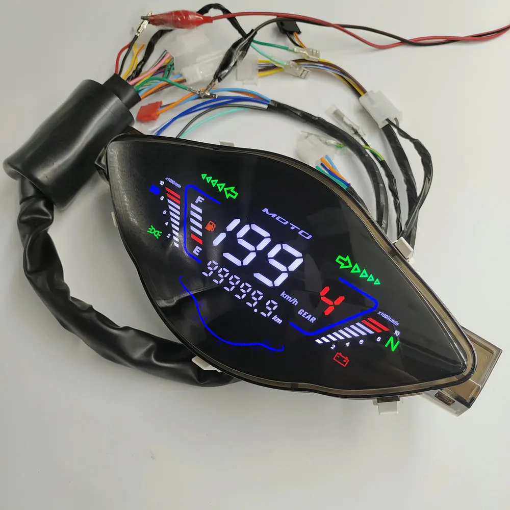 Модернизированный цифровой прибор для мотоцикла WAVE100R азиатский тигр MSX скутер