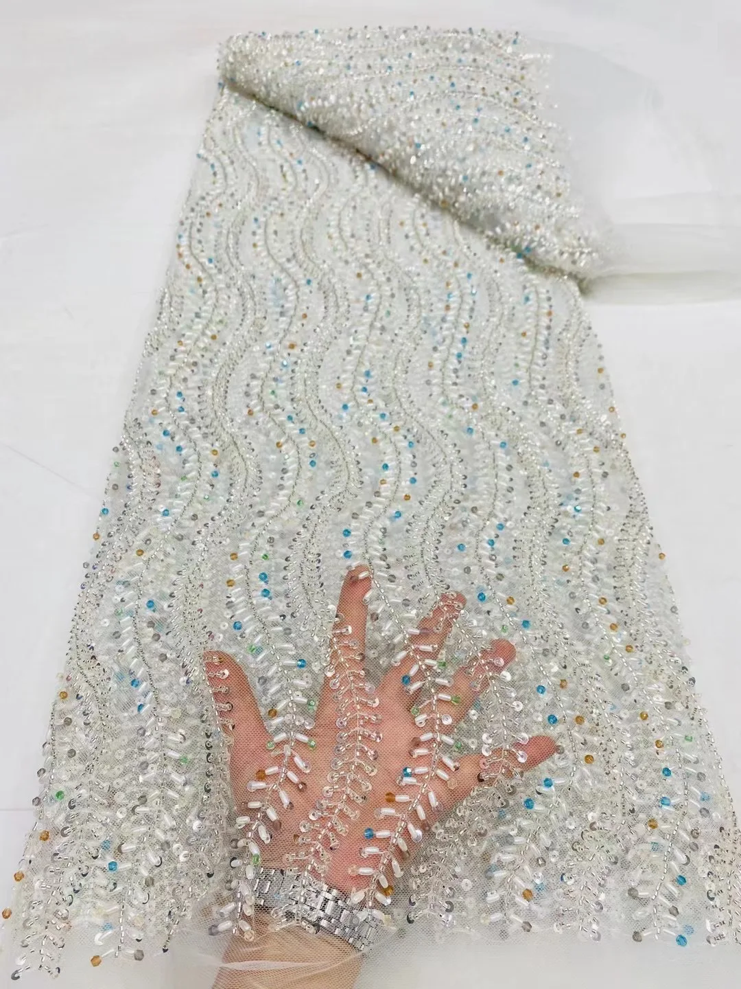 Французская сетчатая кружевная ткань с камнями 2024 новейшая африканская сетка