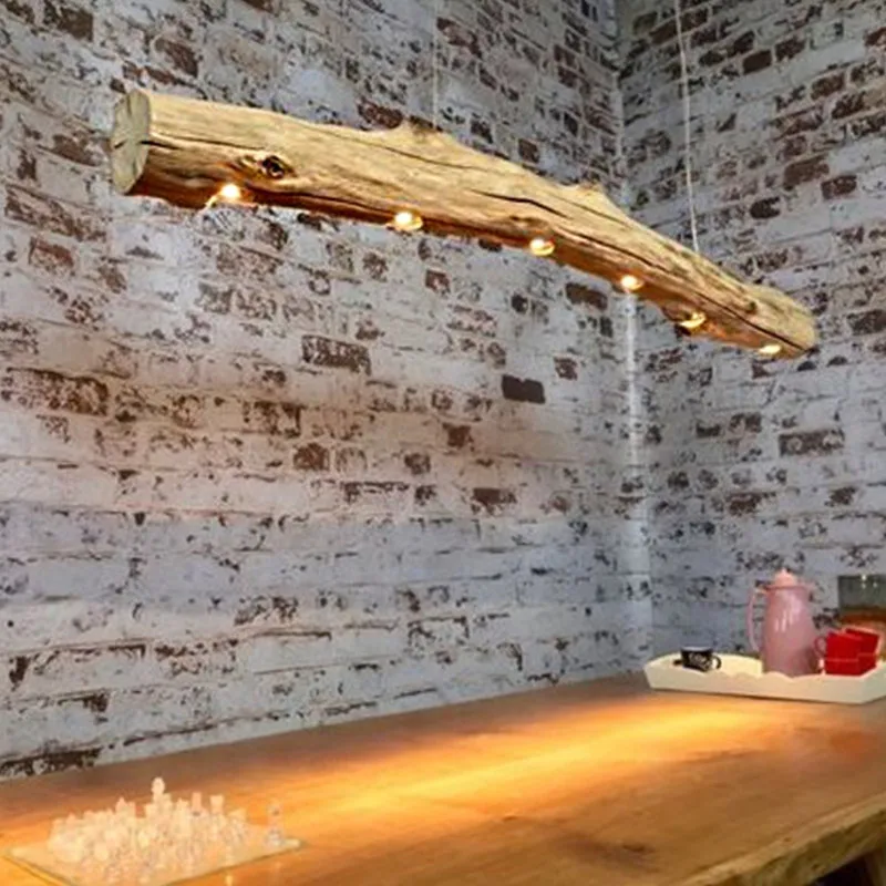 Подвеска из цельной древесины оригинальная зеленая искусственная ветка Женская