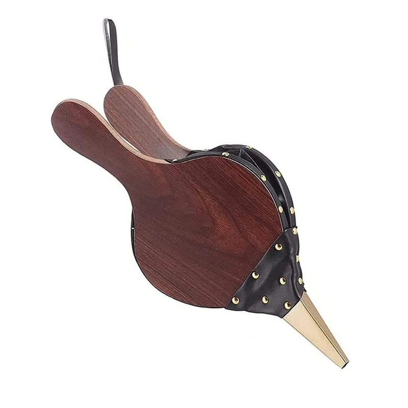 

Fireplace Blower,Manual Wood Air Blower,Retro Fireplace Blower With Lanyard For Outdoor Camping, BBQ Grill, Wood Stove