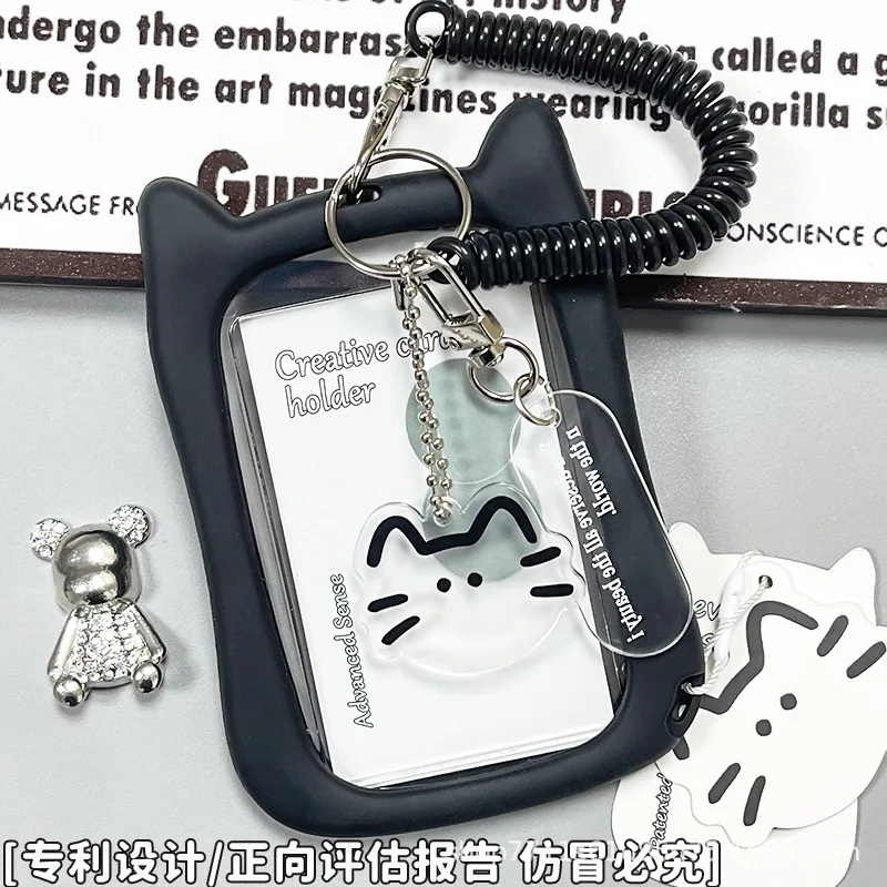

Прозрачный акриловый держатель для фотокарт Kawaii Cat