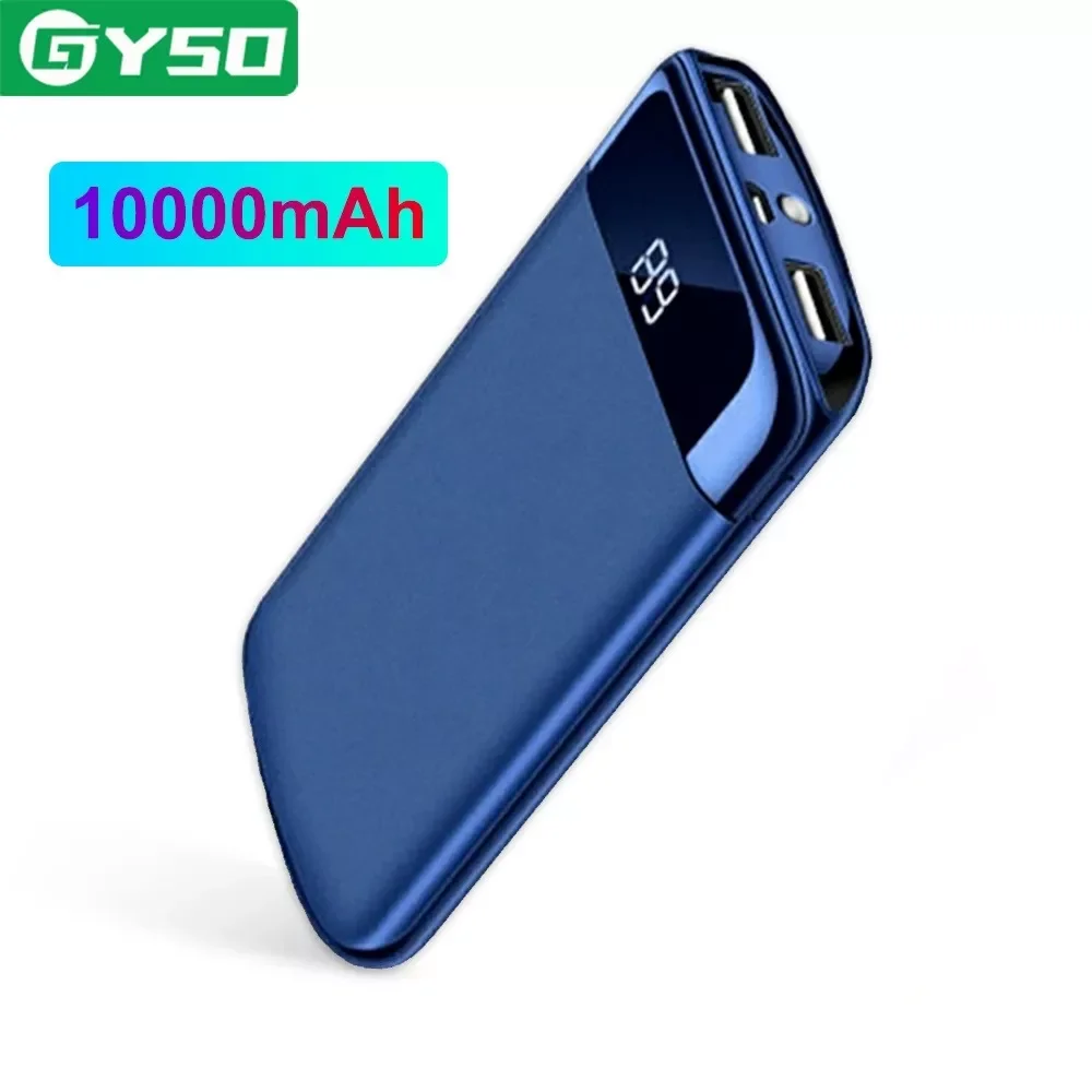 

GYSO Power Bank 10000mAh Charging Powerbank 10000 mAh External Battery Charger For iPhone 13 12 Pro Mi