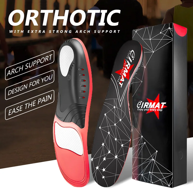 Orthopedic Insoles ETPU Shoes Sole for Feet Arch Pad X/O Type Leg Correction Flat Foot Arch Support Sports Shoes Insert EU35-49