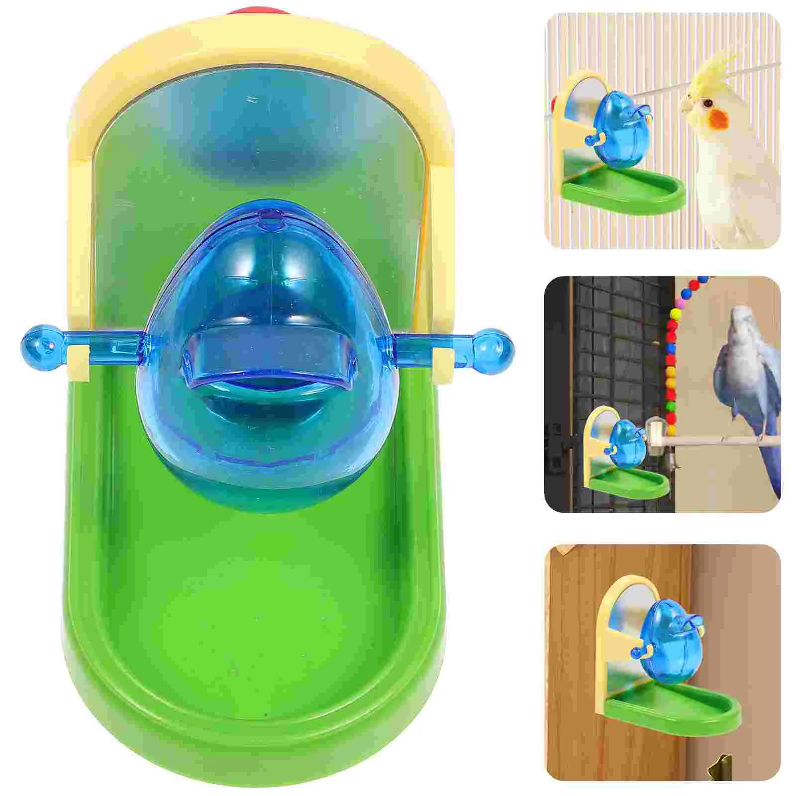 

Missing Food Toys Automatic Pet Feeders Educational Parrot Supply Bird Training Dispenser Plastic Budgie