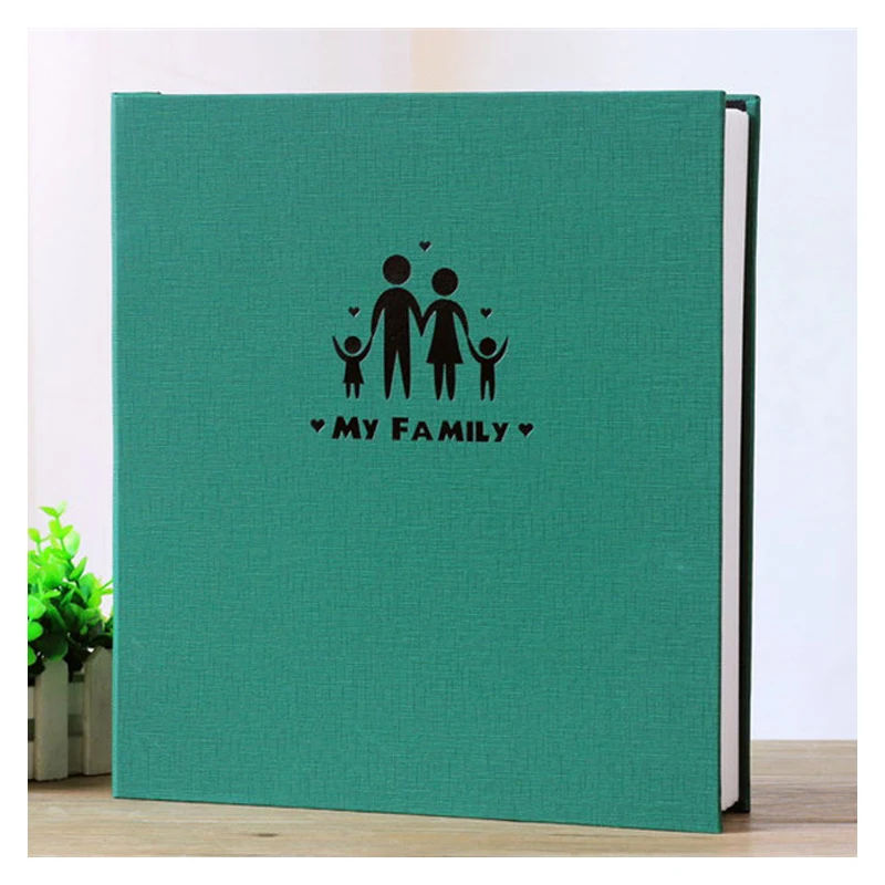 6 Inches 800 pictures Leather Interstitial Photo Album Large Capacity Scrapbook Family Wedding Birthday Memory Photo Book