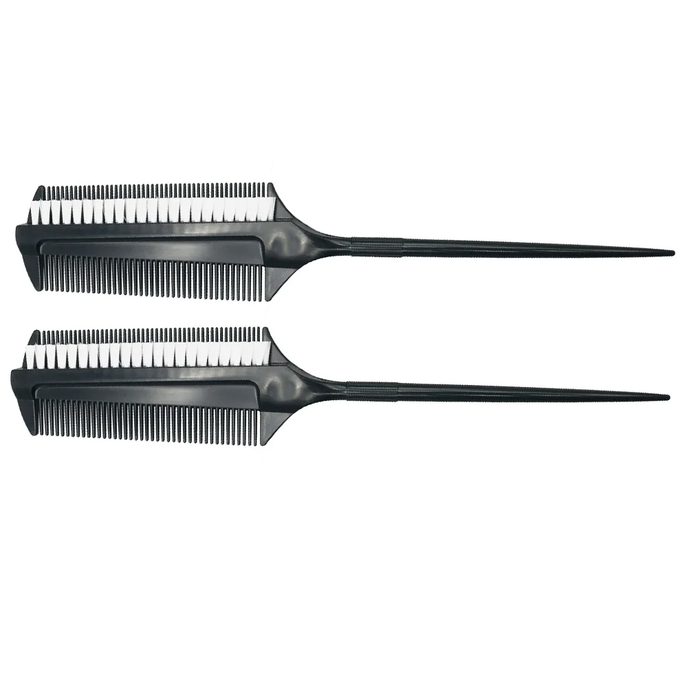 2 шт. двухсторонняя расческа для окрашивания волос ухода за волосами щетка краски