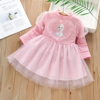 girls aisha frozen dress flower girl dresses kids dresses for girls 2 year old baby girl clothes girls autumn clothes