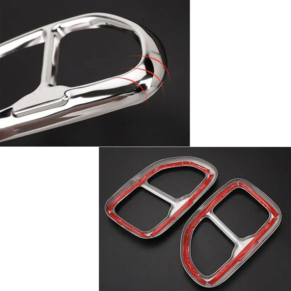 Для BMW X3 G01 X4 G02 2018 2019 Автомобильный задний двойной глушитель наклейки на трубу