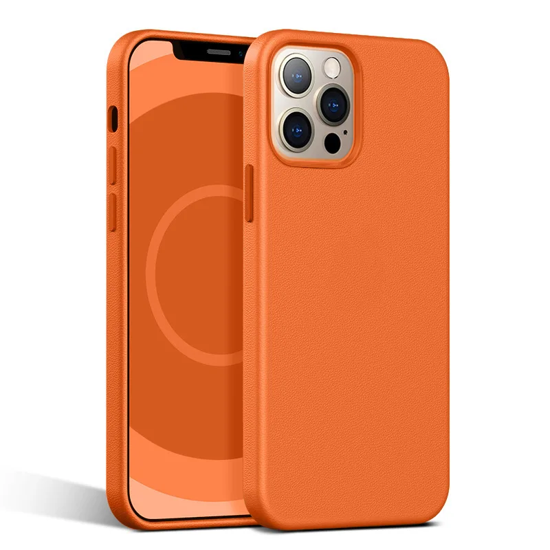 

Кожаный магнитный чехол с анимацией для iPhone 14 13 12 11 Pro Max Plus, чехол из воловьей кожи с полной защитой