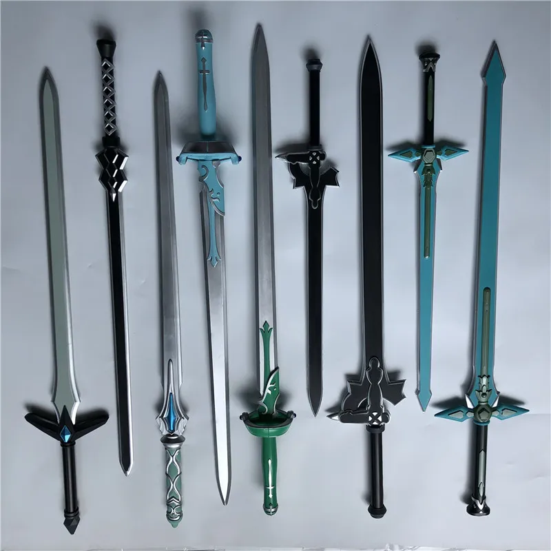 

1:1 Sword Art Online Elucidator Dark Repulsor Sword Weapon 108cm Cosplay SAO kirito Asuna sword Anime Ninja Knife PU Weapon Prop