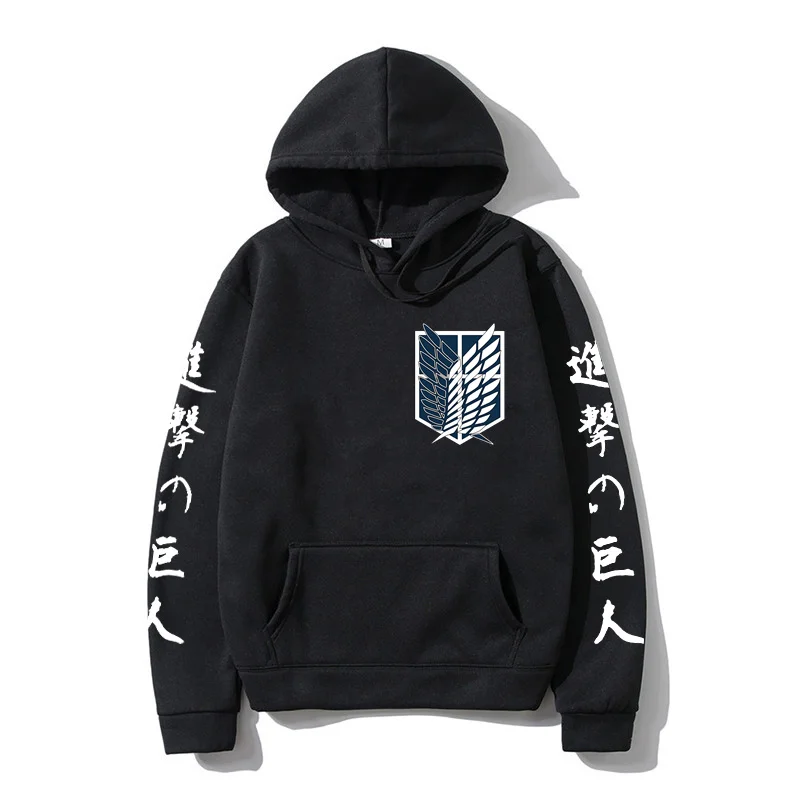 

Толстовка мужская с капюшоном из аниме «атака на Титанов»