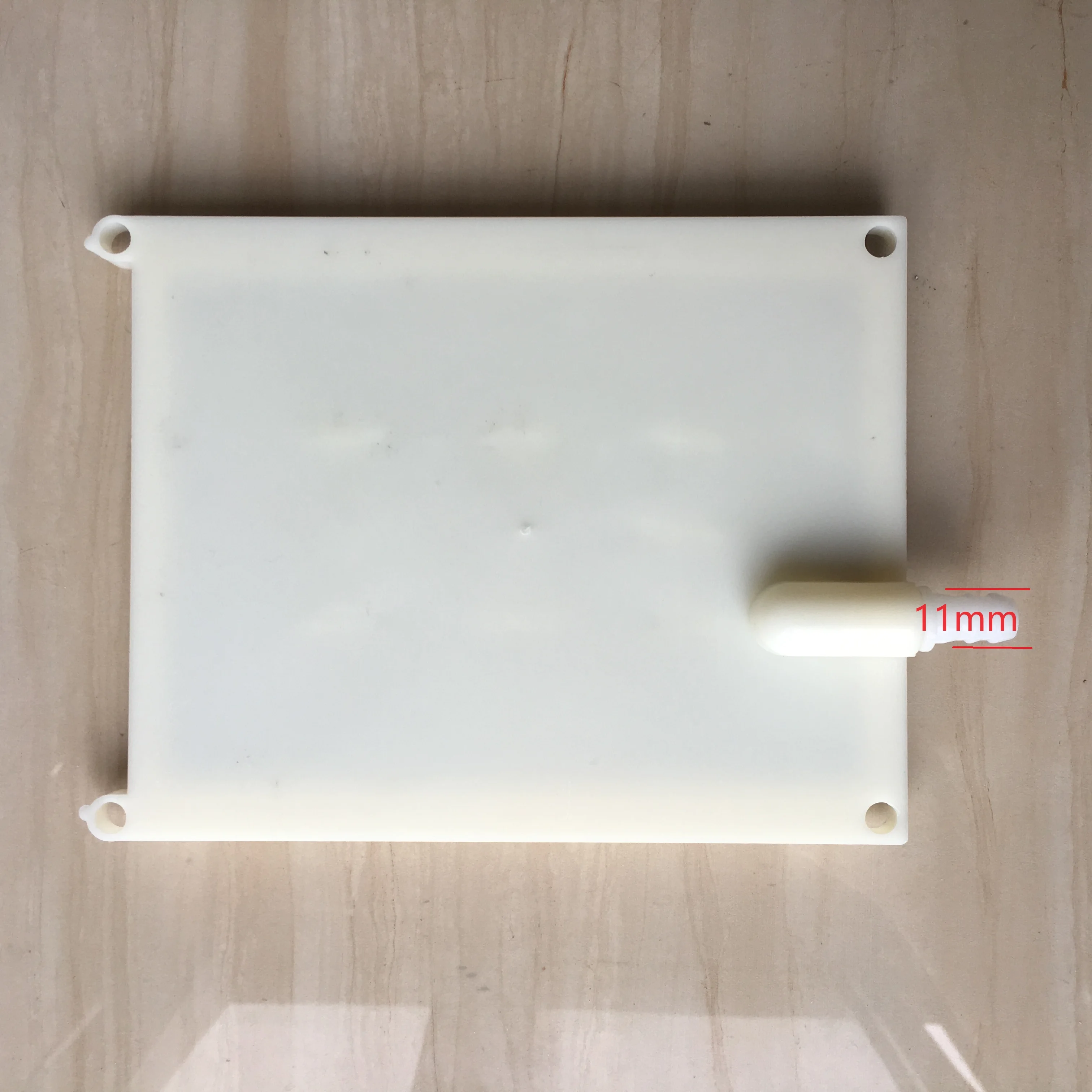 Лейка для душа прямоугольная с интерфейсом интубации 137x180 мм