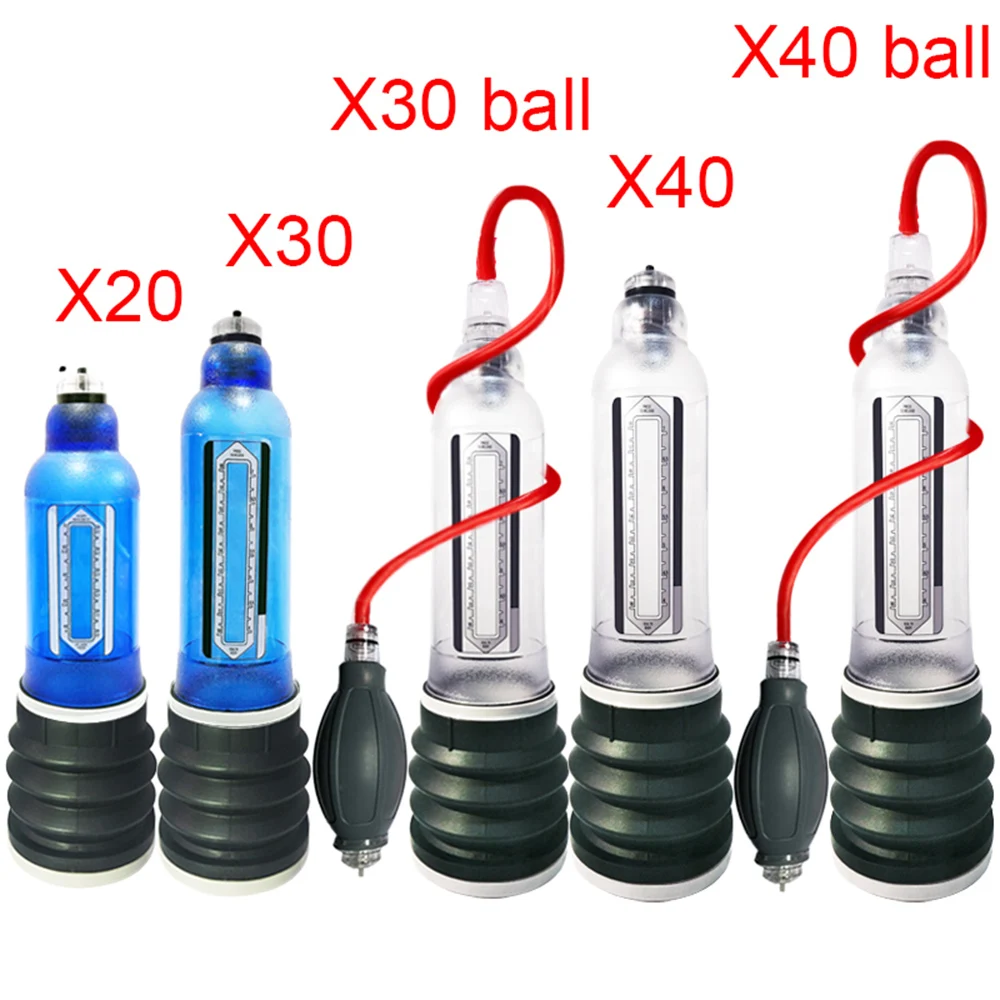 Насос для пениса X20 X30 X40 увеличение мужского Т-образный увеличитель водяной