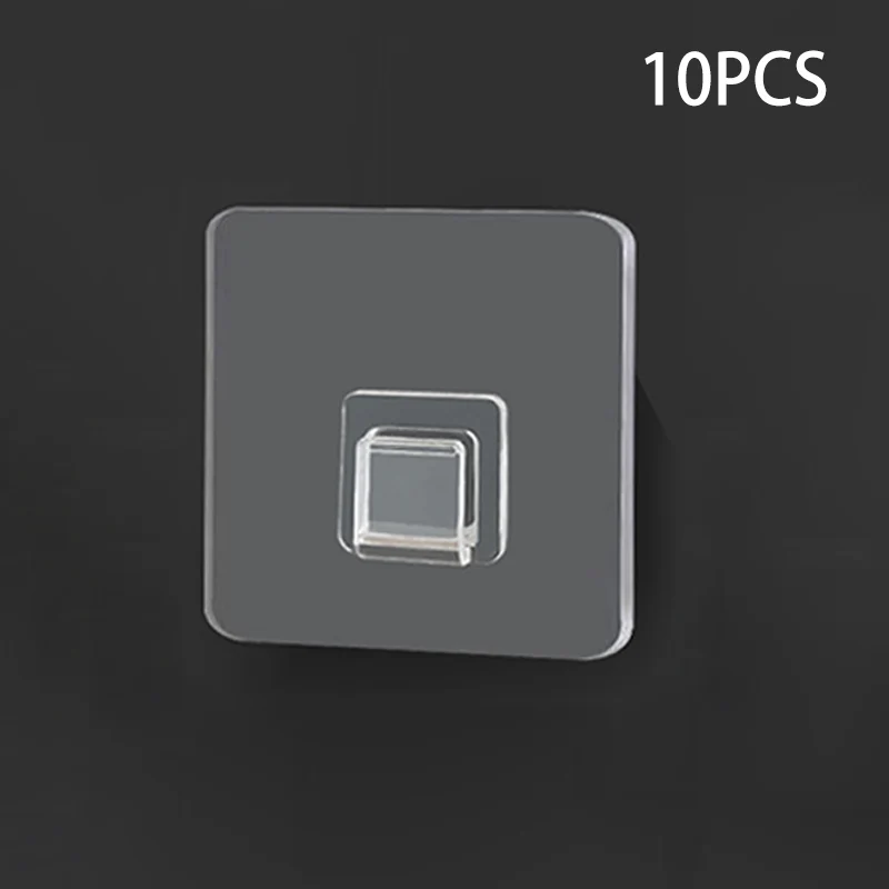 

Прозрачные настенные крючки из ПВХ, 10 шт.