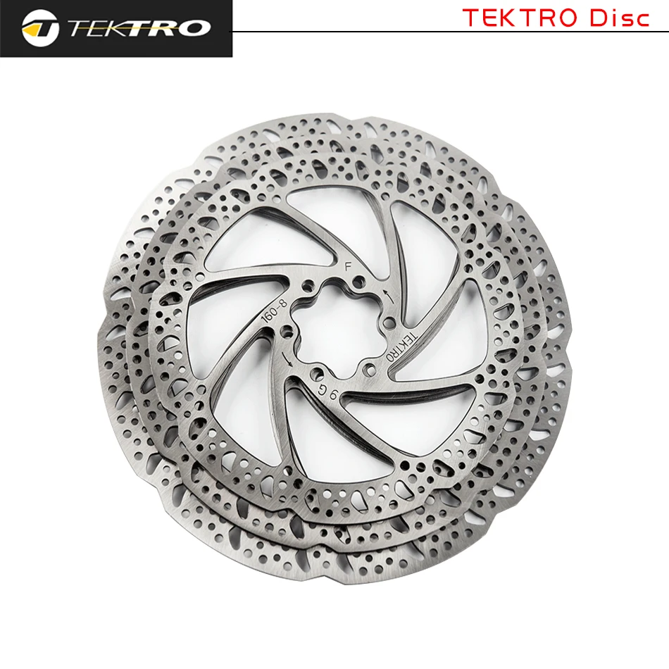 TEKTRO Bicycle Rotor 160/180/203mm Mountain Bike Parts Hydraulic Disc Brake Disc for MTB Road Foldable Bicycle Brake Pads