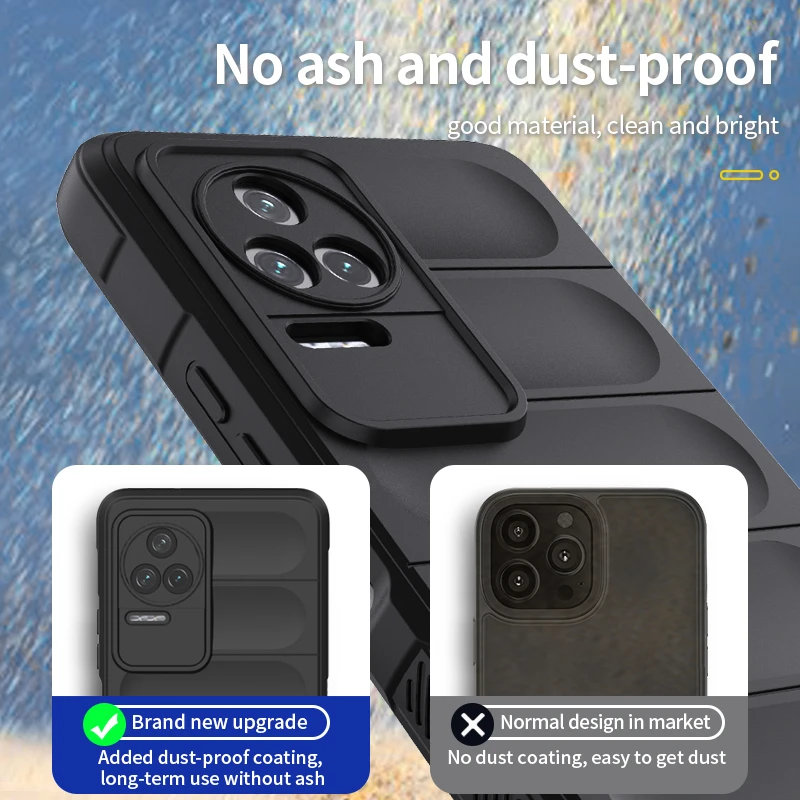 Shockproof Phone Case For Xiaomi Redmi K50 Pro Case Anti-Slip Silicon Full Back Cover For Redmi K50 Pro Case For Redmi K50 Pro