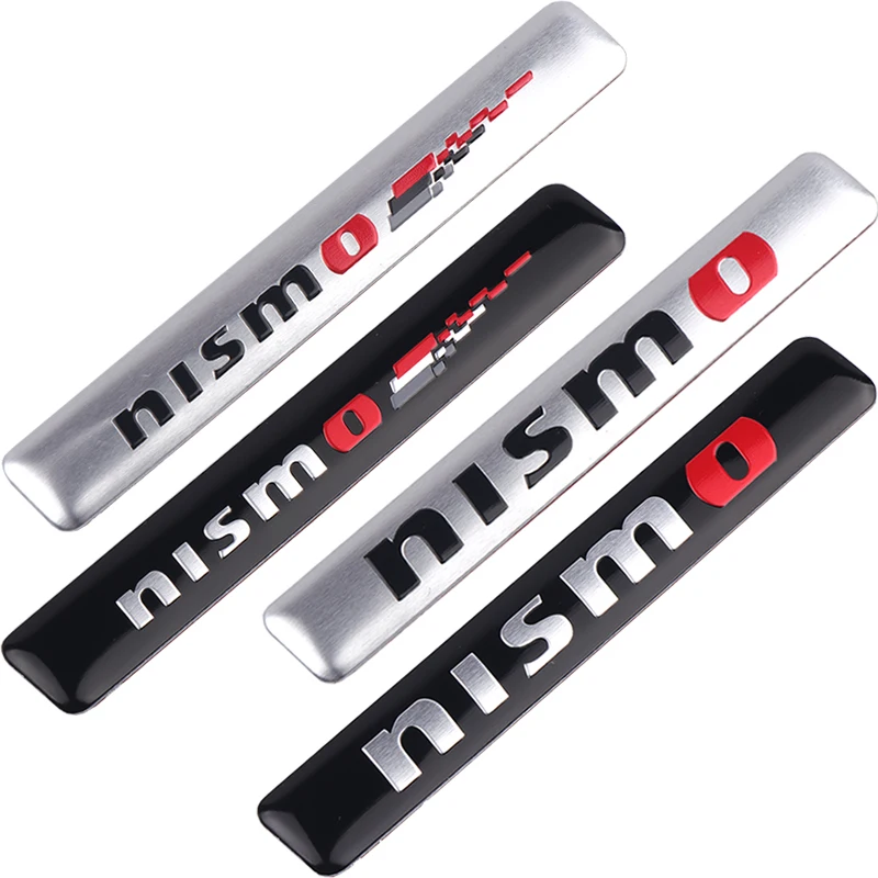 

1pcs 3D Aluminum NISMO Badge Emblem Car Body Decoration Decals Sticker For Nissan Qashqai J11 J10 Juke T32 NOTE Patrol Leaf etc
