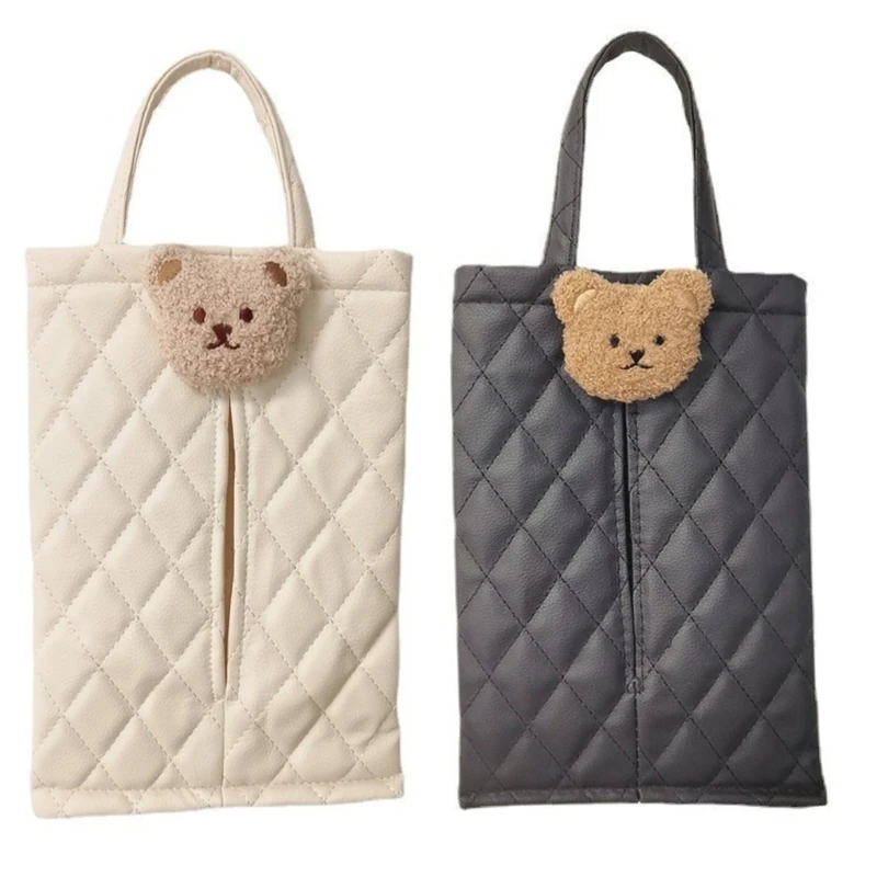 

Tissue Box Hanging Bag Practical & Stylish Storage Bag for Car Back